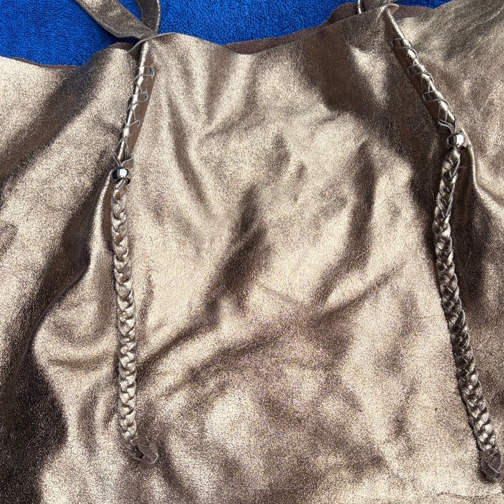 Gold Shimmer Shoulder Bag